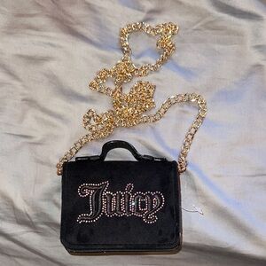 Juicy Couture Black and Gold Women's mini Bag